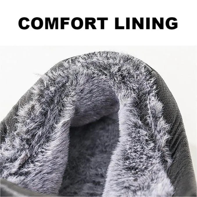 【45% OFF】 Warm, waterproof casual leather shoes for winter【Free shipping】