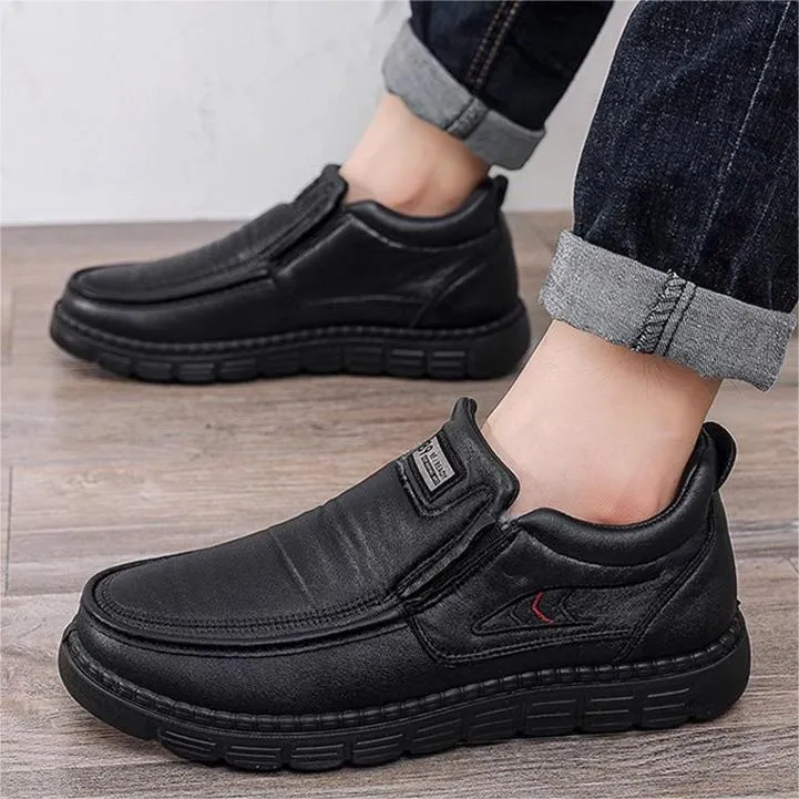 【45% OFF】 Warm, waterproof casual leather shoes for winter【Free shipping】