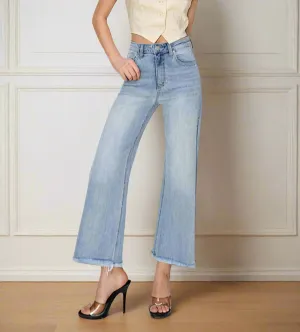 Aylin High-Rise Cropped Jeans | Risen