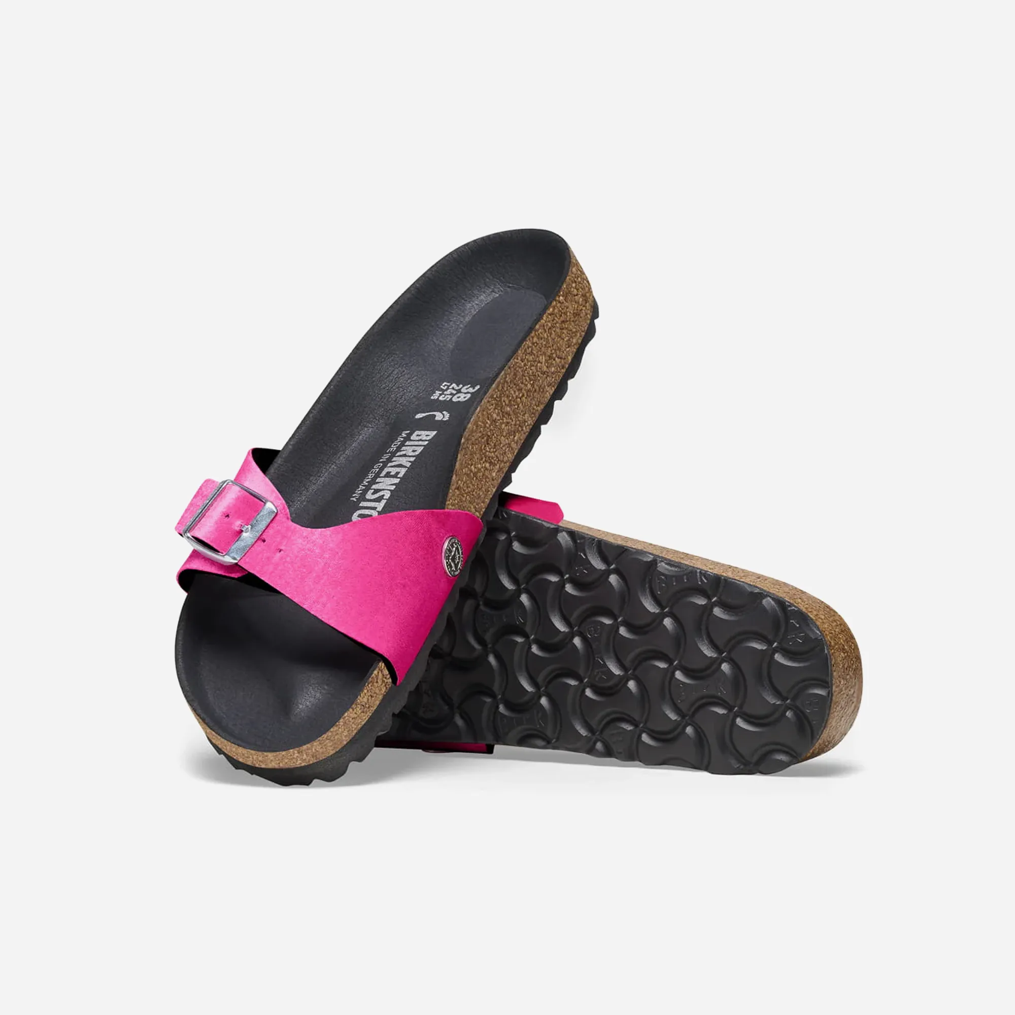 Birkenstock Madrid TEX Velvet Pink VEG WMNS