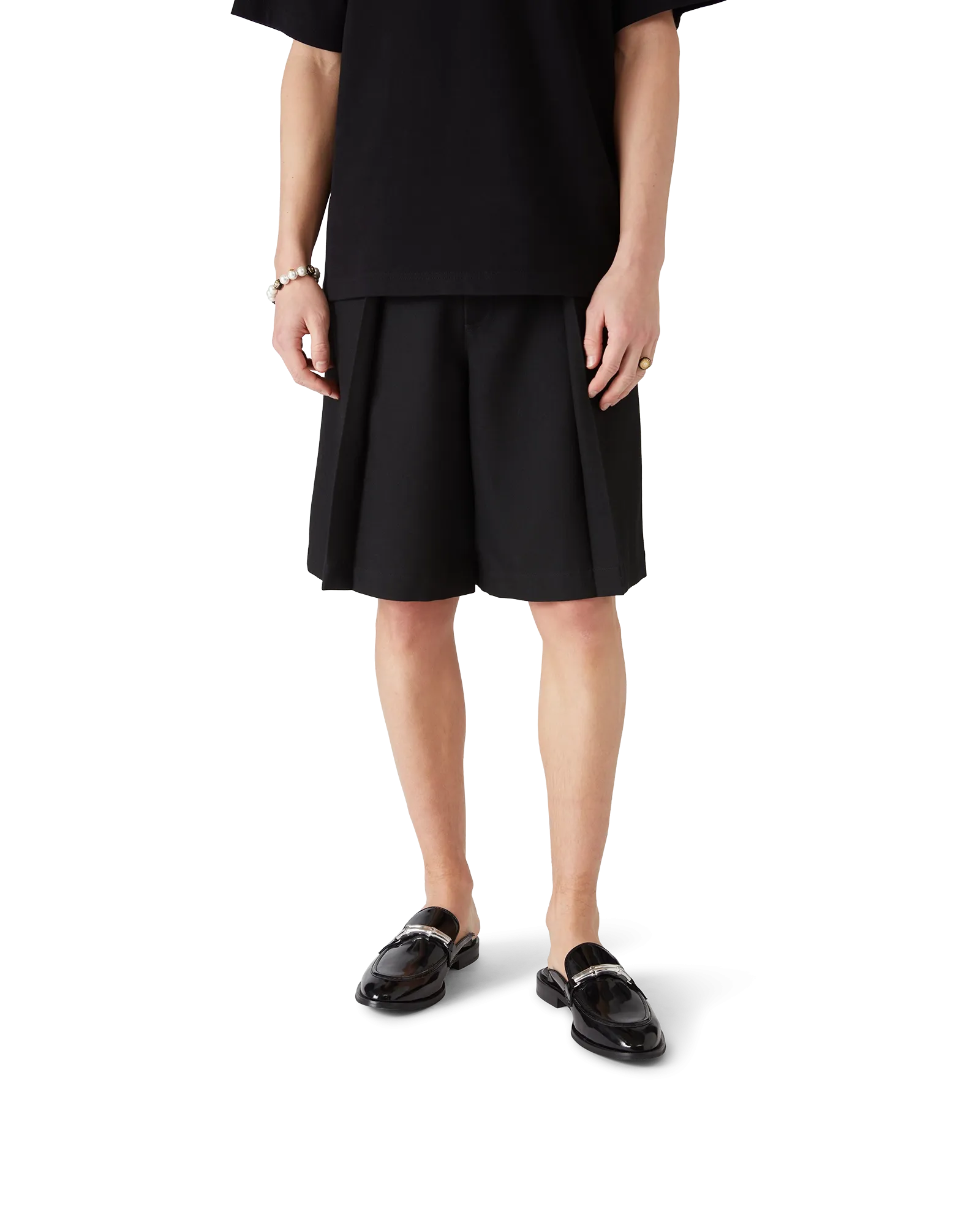 Black Bamboo Slip On Loafer