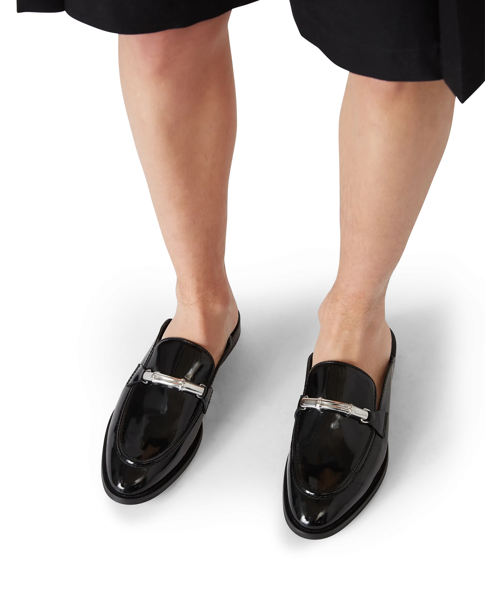 Black Bamboo Slip On Loafer