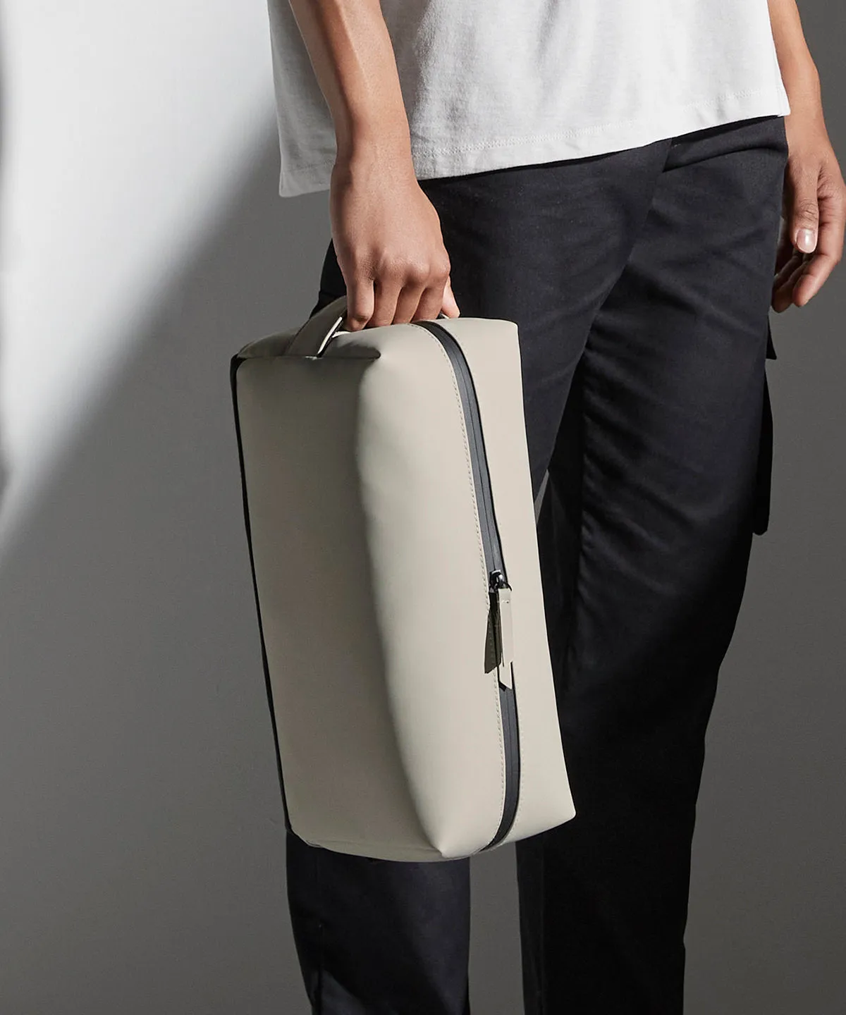 Black - Matte PU shoe/accessory bag