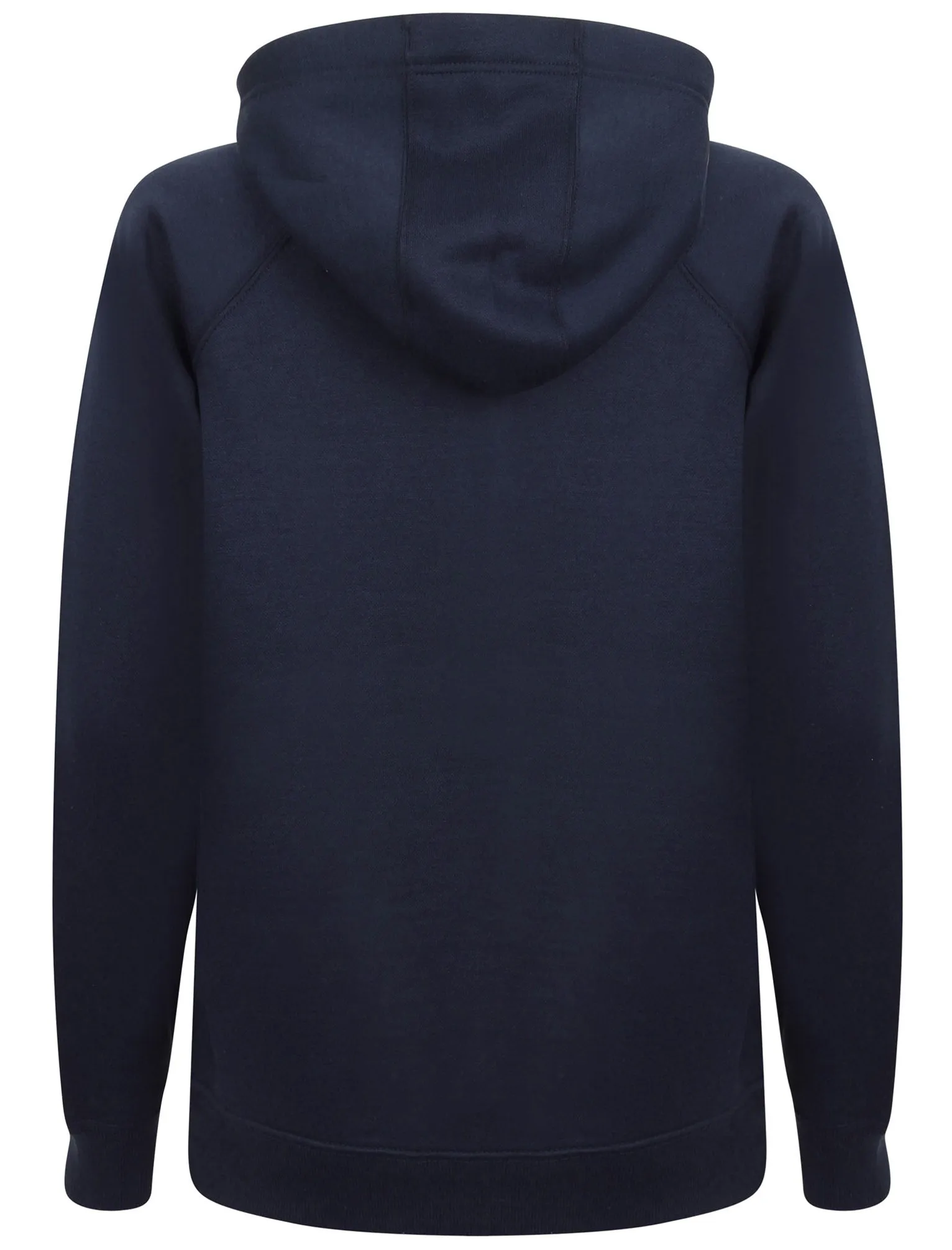 Brayden Brush Back Fleece Zip Through Hoodie In Patriot Blue - Tokyo Laundry