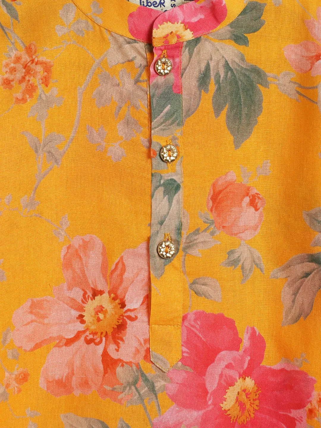 Budding Hero Kurta Pyjama Set - Yellow