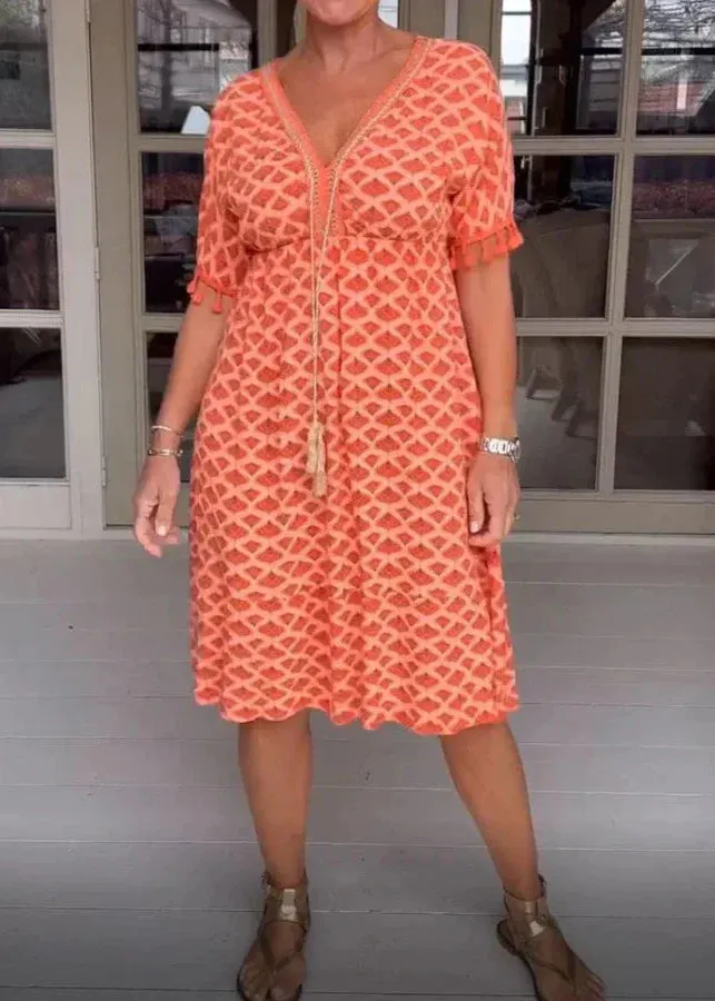 Charly™ - Comfortable loose-fitting midi dress