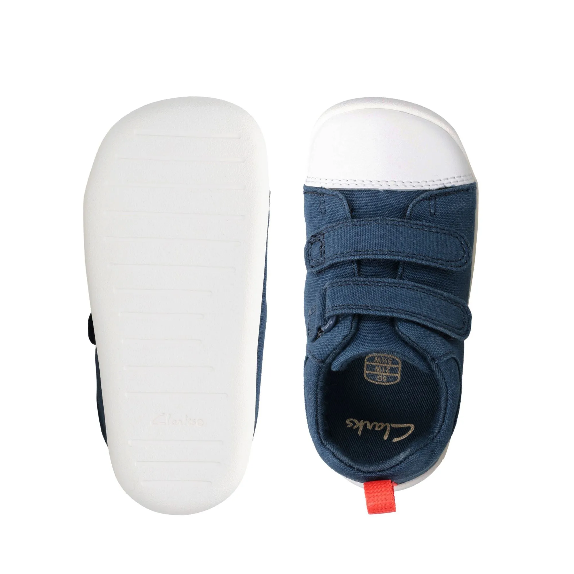 Clarks Roamer Craft T 26142285 Navy Canvas