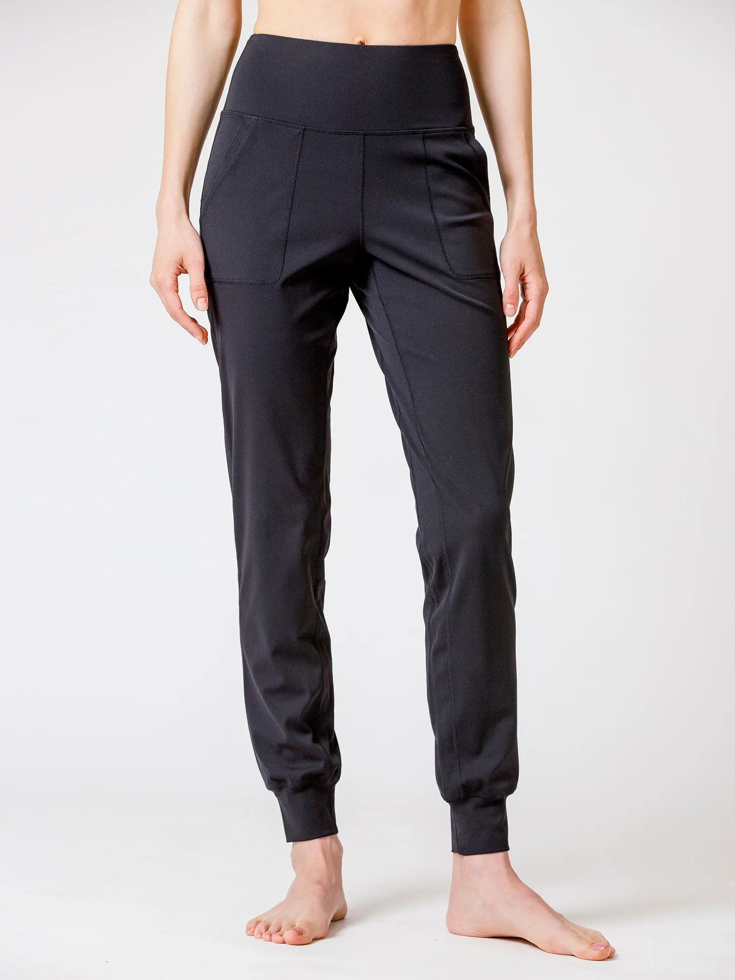 EVERYDAY HIGH WAIST JOGGER, BLACK
