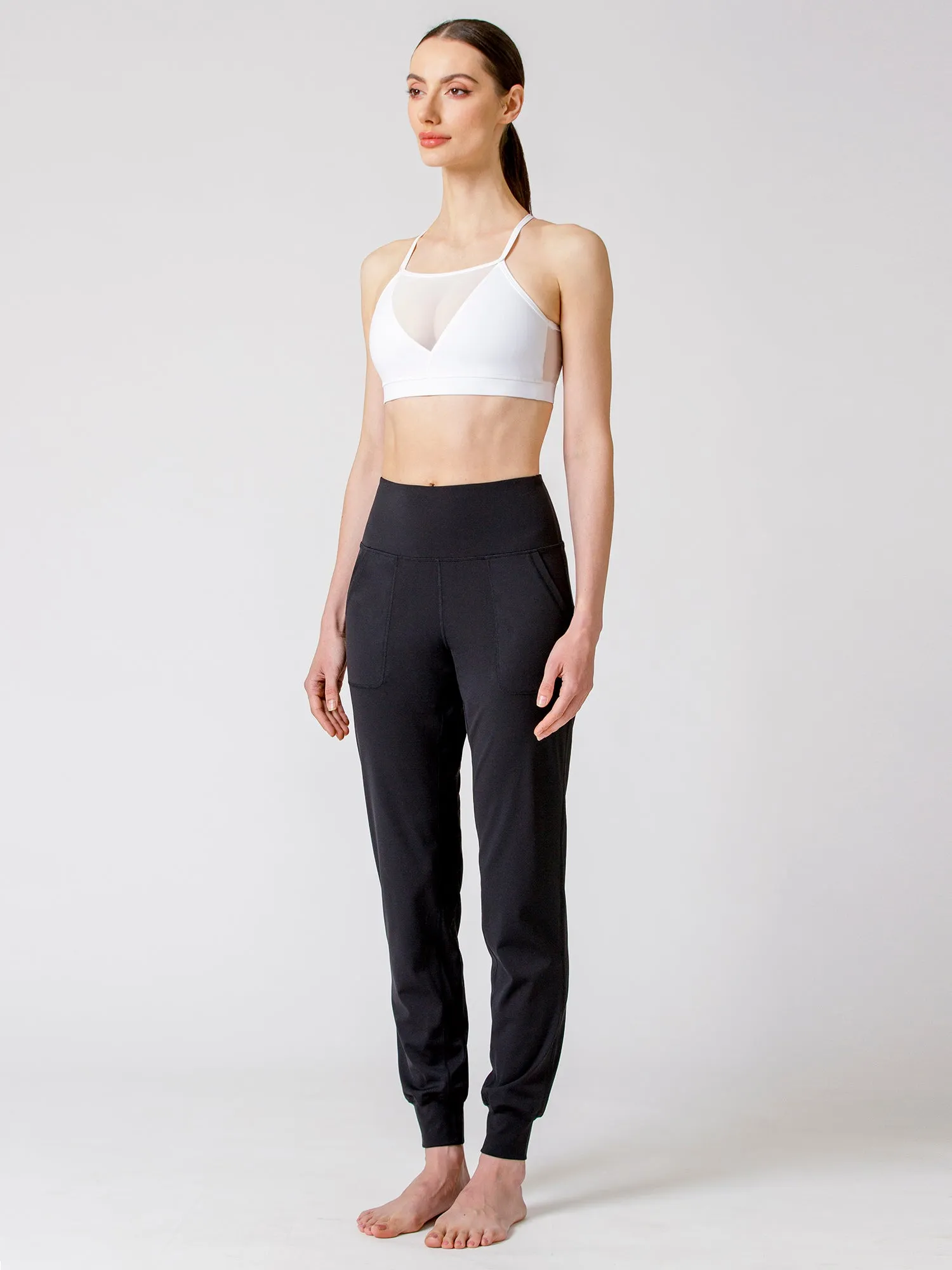EVERYDAY HIGH WAIST JOGGER, BLACK