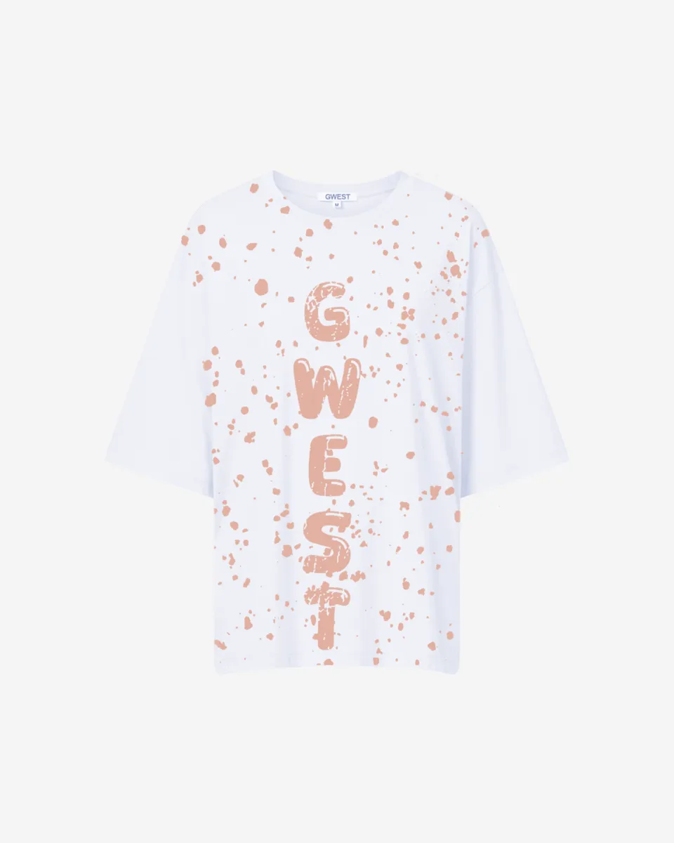 G West Oversized Splatter Tee -WOMEN
