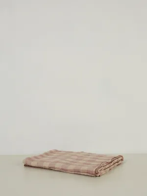 Gingham Linen Table Cloth | Bois de Rose