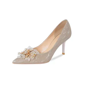 Golden Glamour and Sexy Sparkles Fashionable Shoes