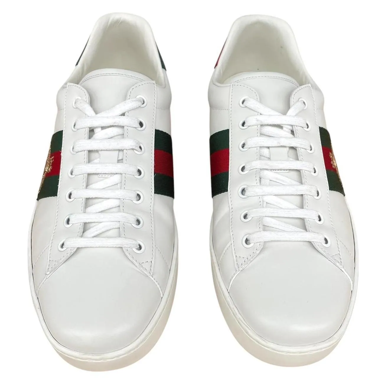 Gucci Ace Bee Embroidery Trainers UK 11.5