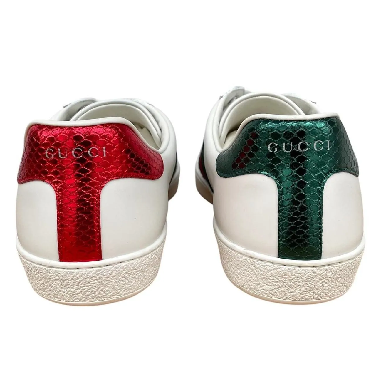 Gucci Ace Bee Embroidery Trainers UK 11.5