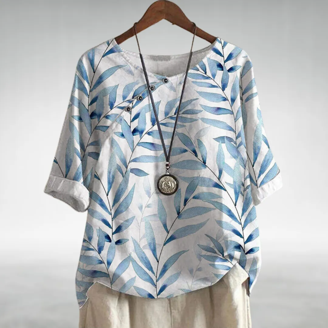 Helene | Casual Relaxed Floral Women's Shirt