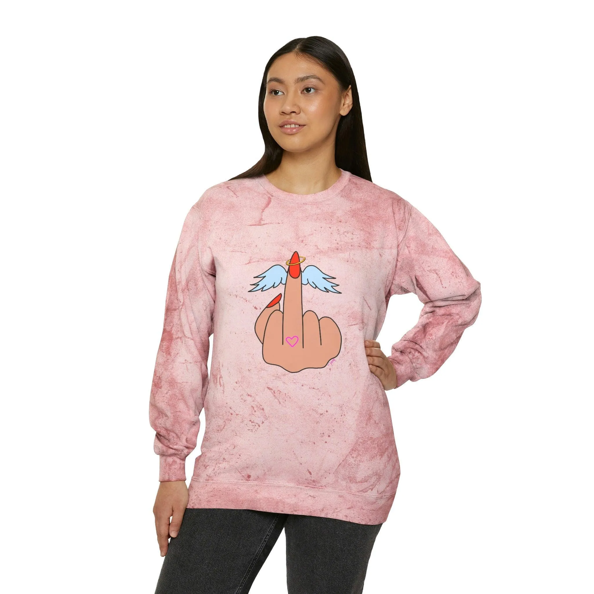 IDGFlyinFux Unisex Color Blast Crewneck Sweatshirt