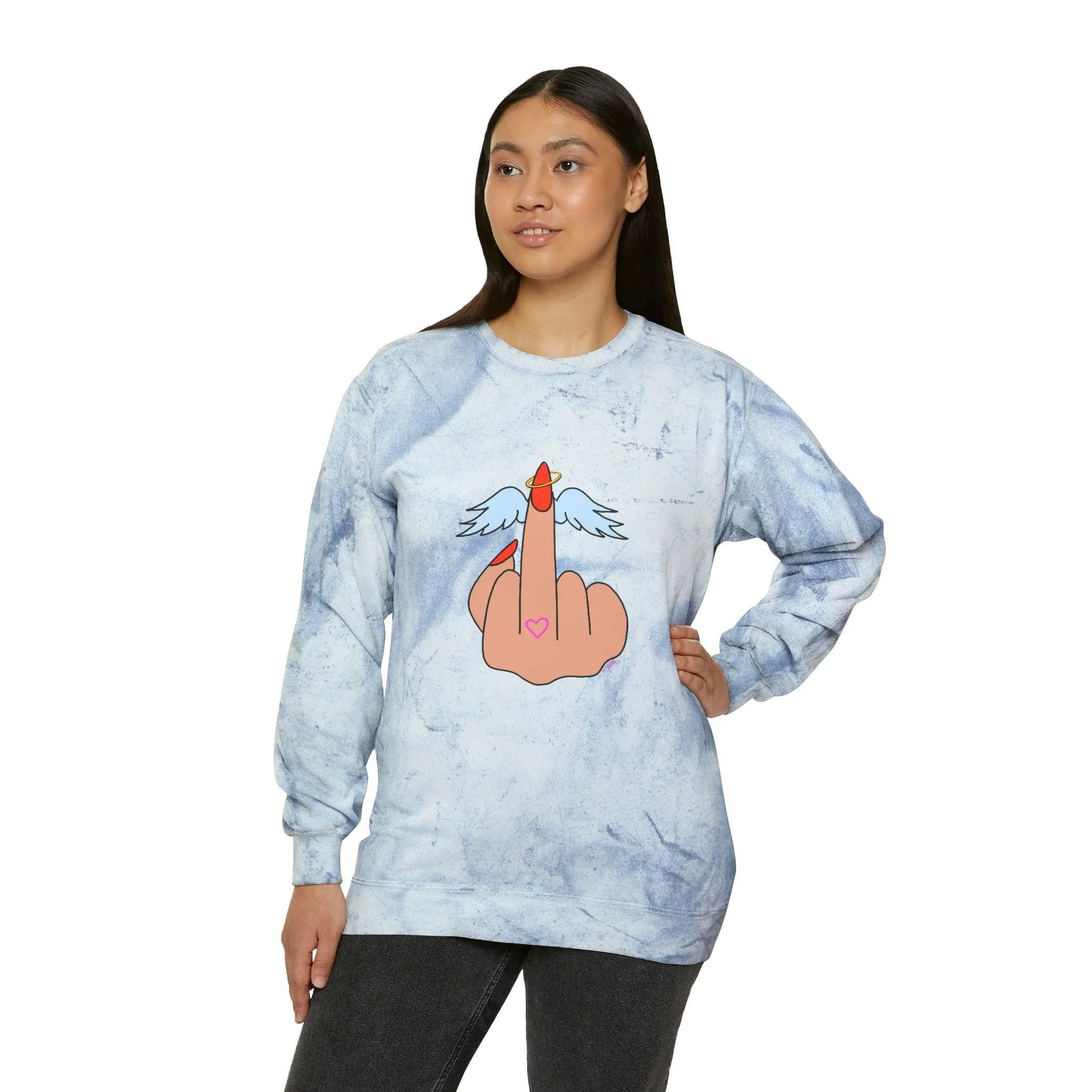 IDGFlyinFux Unisex Color Blast Crewneck Sweatshirt