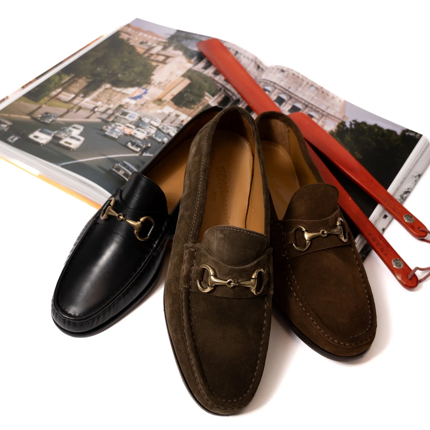 Il Mocassino Exclusive x MJ: Horsebit Loafer "Via Condotti" made of Calfskin