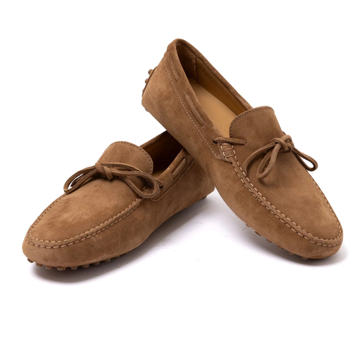 Il Mocassino Exclusive x MJ: Studded Loafer "Gommino Monza" made of Calfskin Suede
