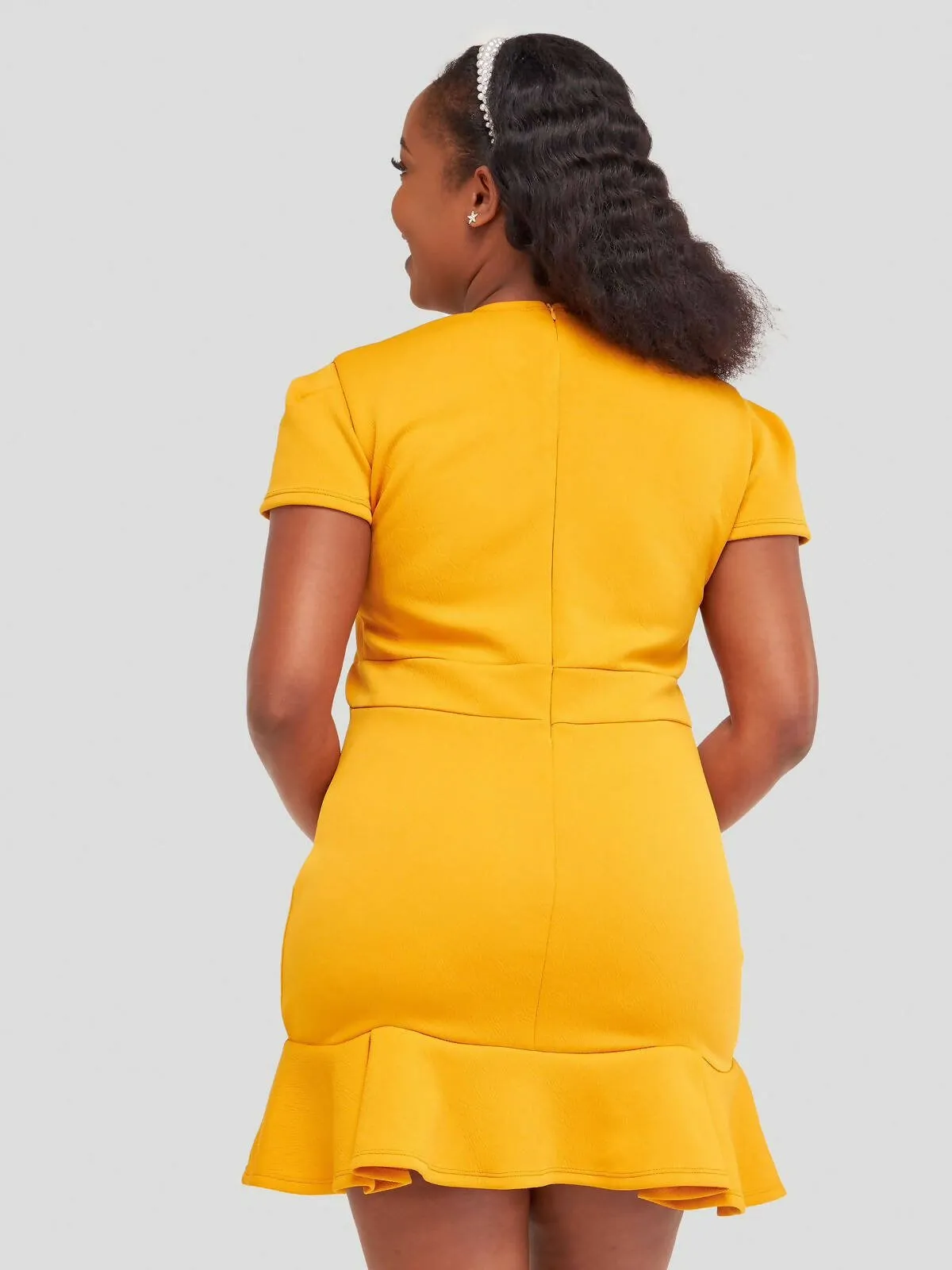 Jem Africa Kamene Mini Dress - Mustard