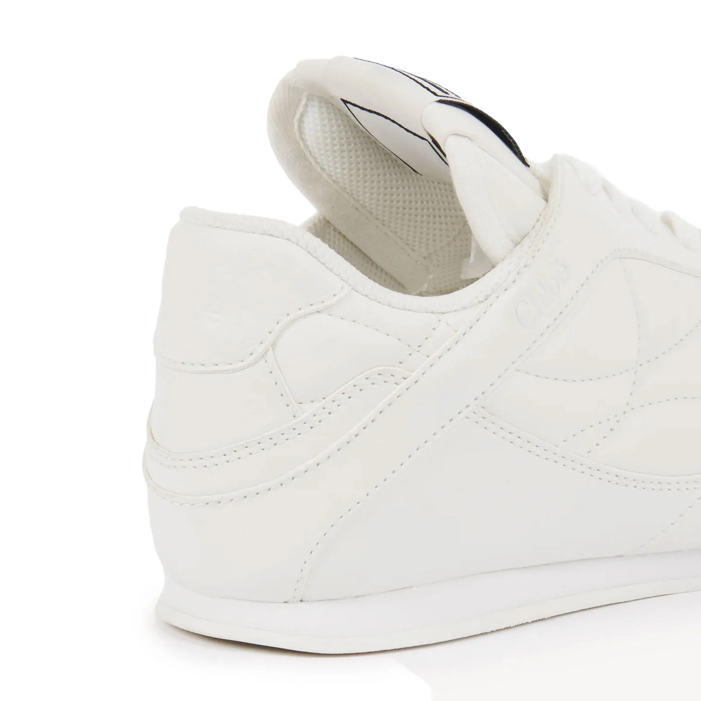 Kick Leather Sneakers, White Leather