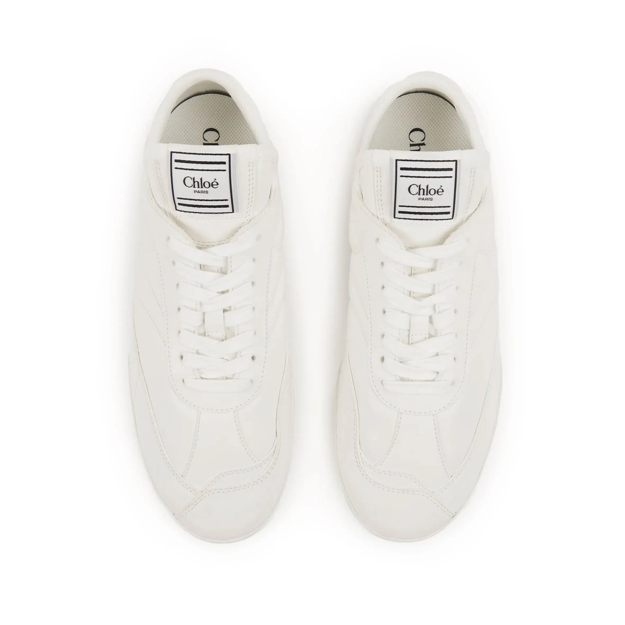 Kick Leather Sneakers, White Leather