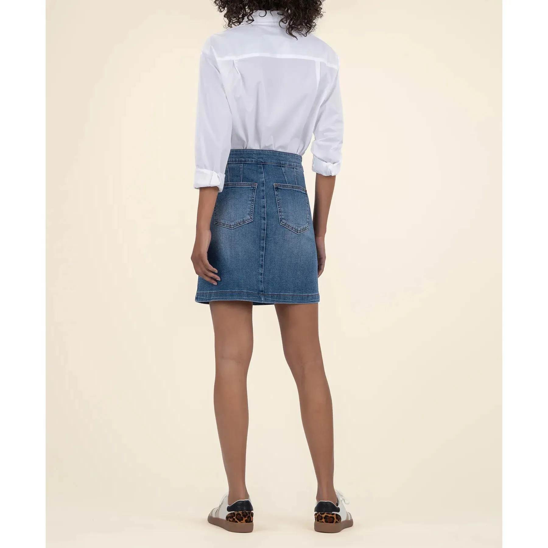 Kut Rosetta Denim Skirt