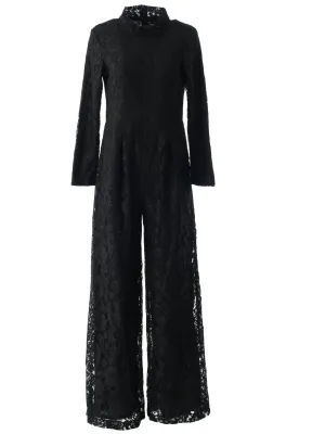 Lace long sleeve modest JUMPSUITS