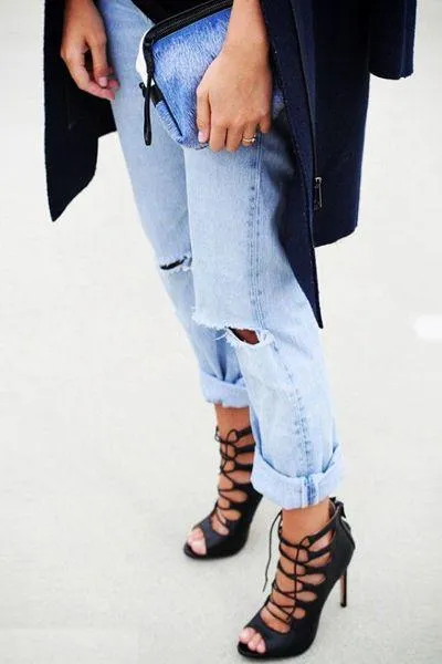 Lace Up Hollow Out Peep-toe Stiletto High Heel Sandals