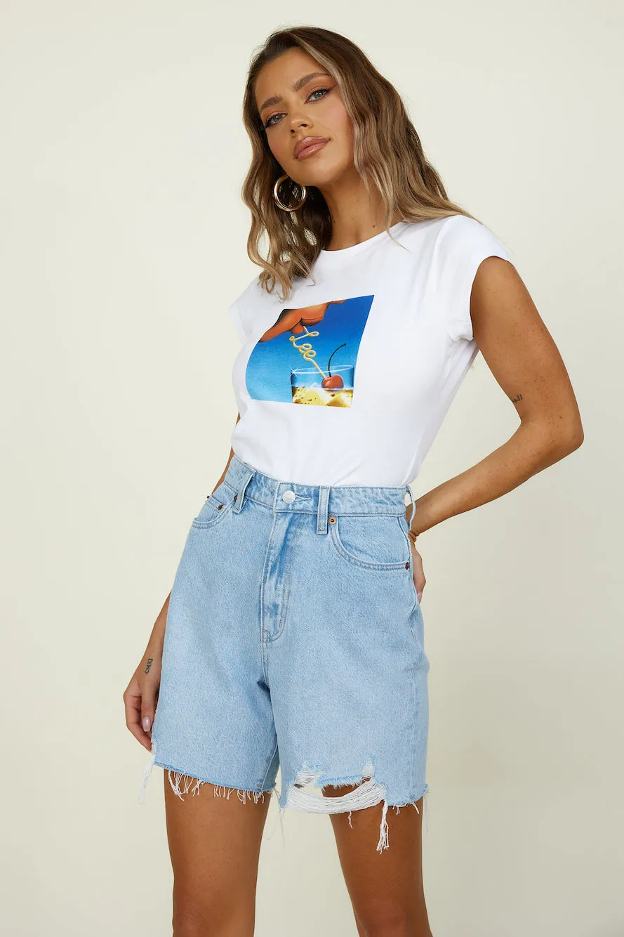 LEE 90s Baby Tee Cherry Bomb