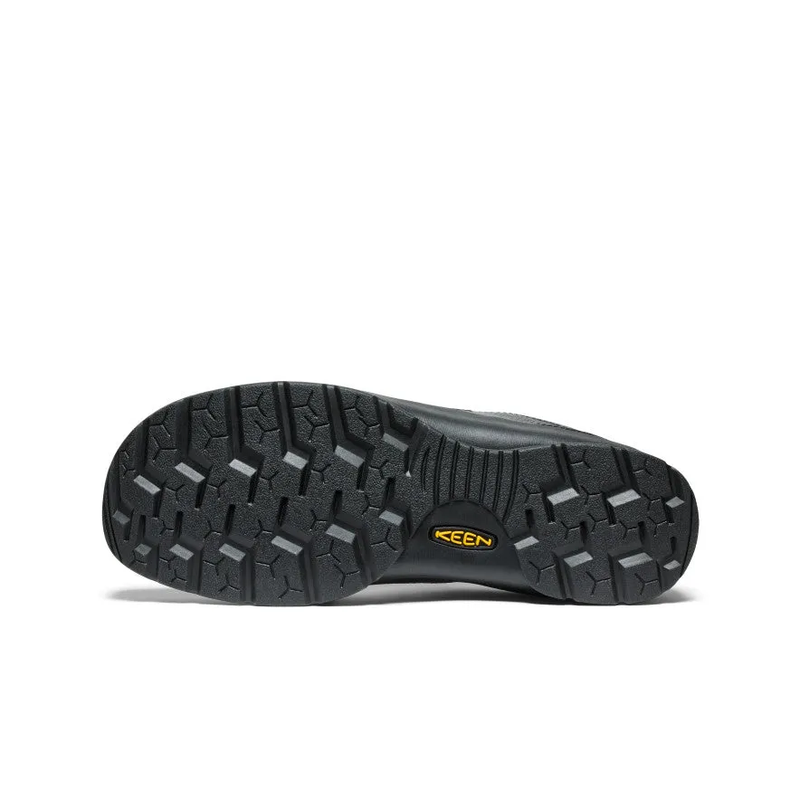 Men's Jasper Suede Sneakers  |  Black Smooth Leather
