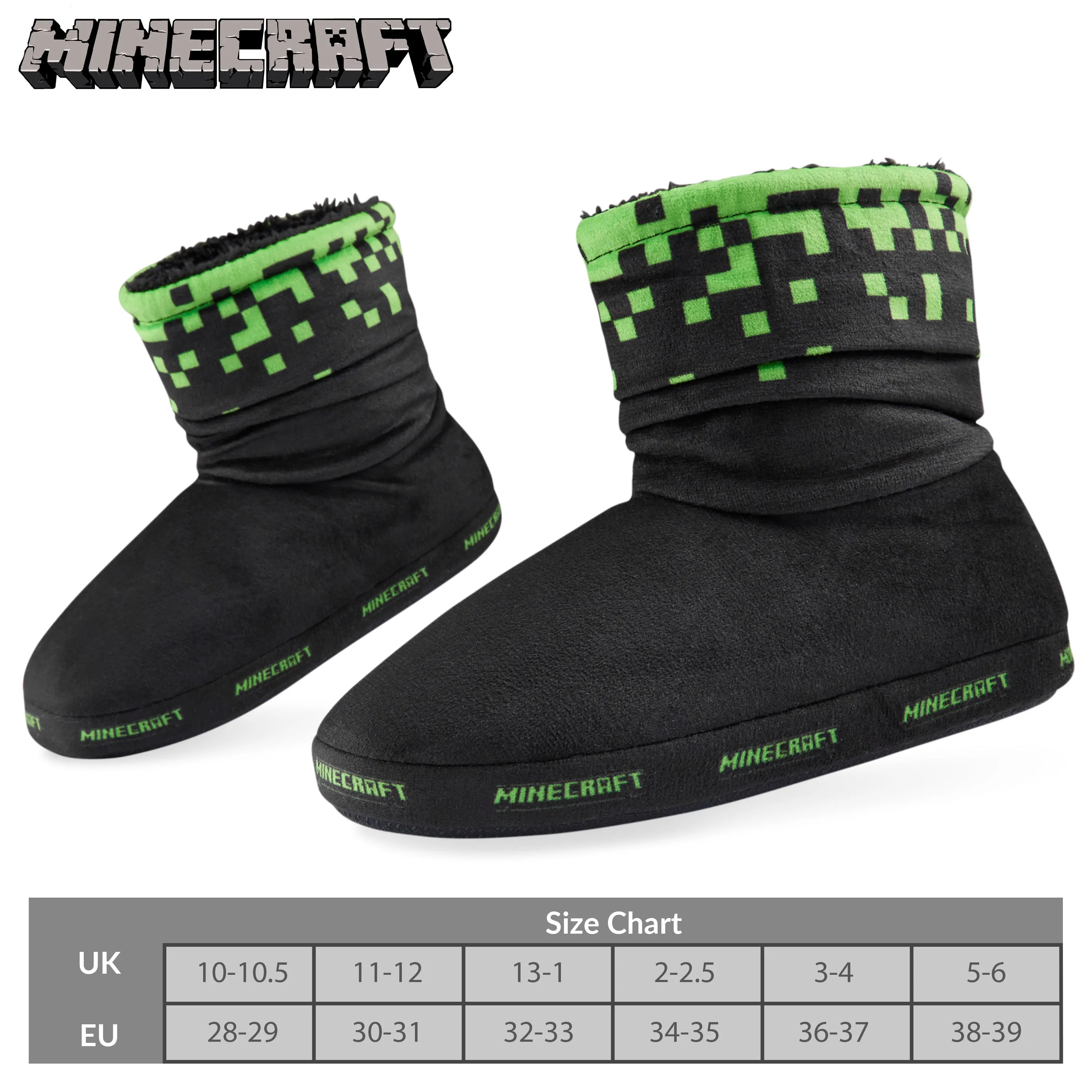 Minecraft Slipper Boots for Boys and Teens