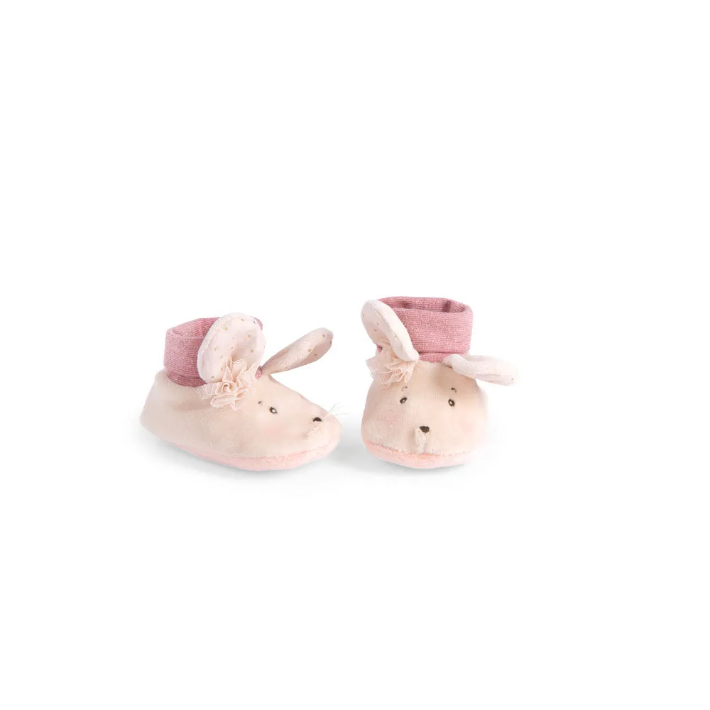 Moulin Roty La Petite Ecole De Danse Mouse Baby Slippers