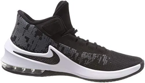 Nike Men's Air Max Infuriate 2 Mid Basketball Shoe Black/White/Anthracite Size 9 M US