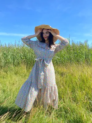Pink Mimosa Cotton Ruffled Pimlico Dress