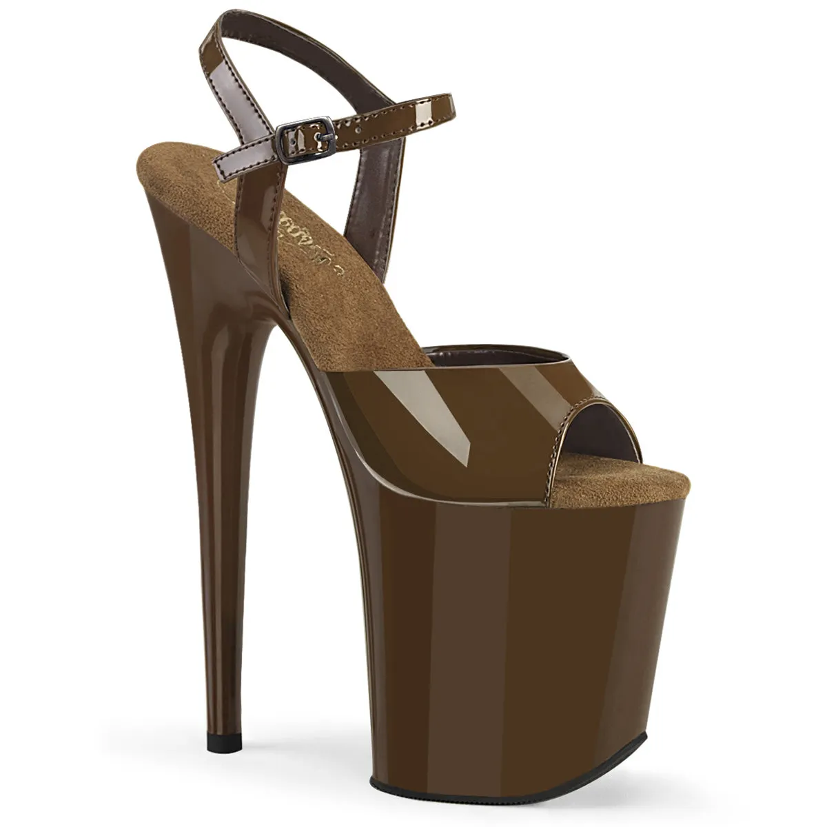 Pleaser Exotic Stripper Shoes Flamingo-809 Platform Ankle Strap Sandal