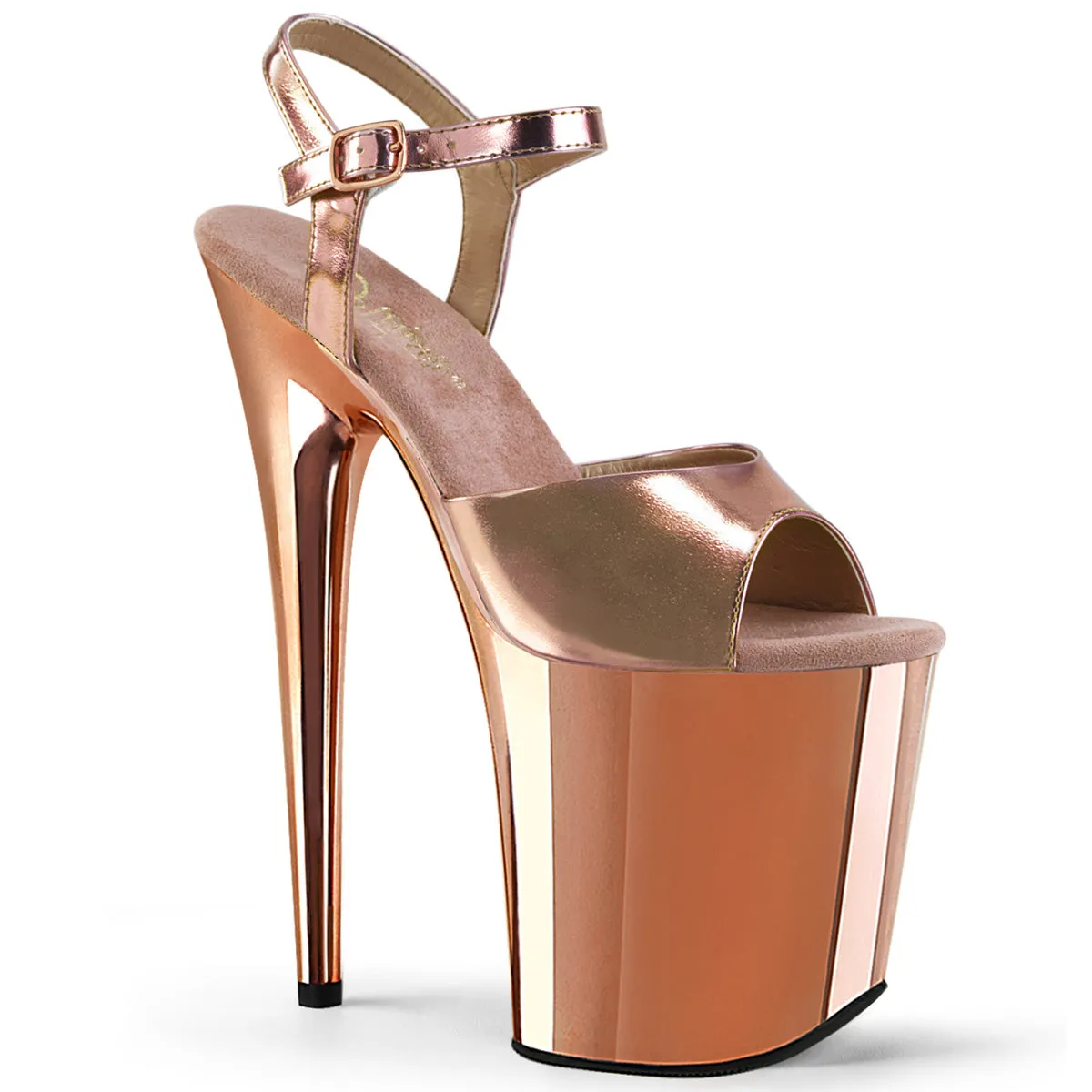 Pleaser Exotic Stripper Shoes Flamingo-809 Platform Ankle Strap Sandal