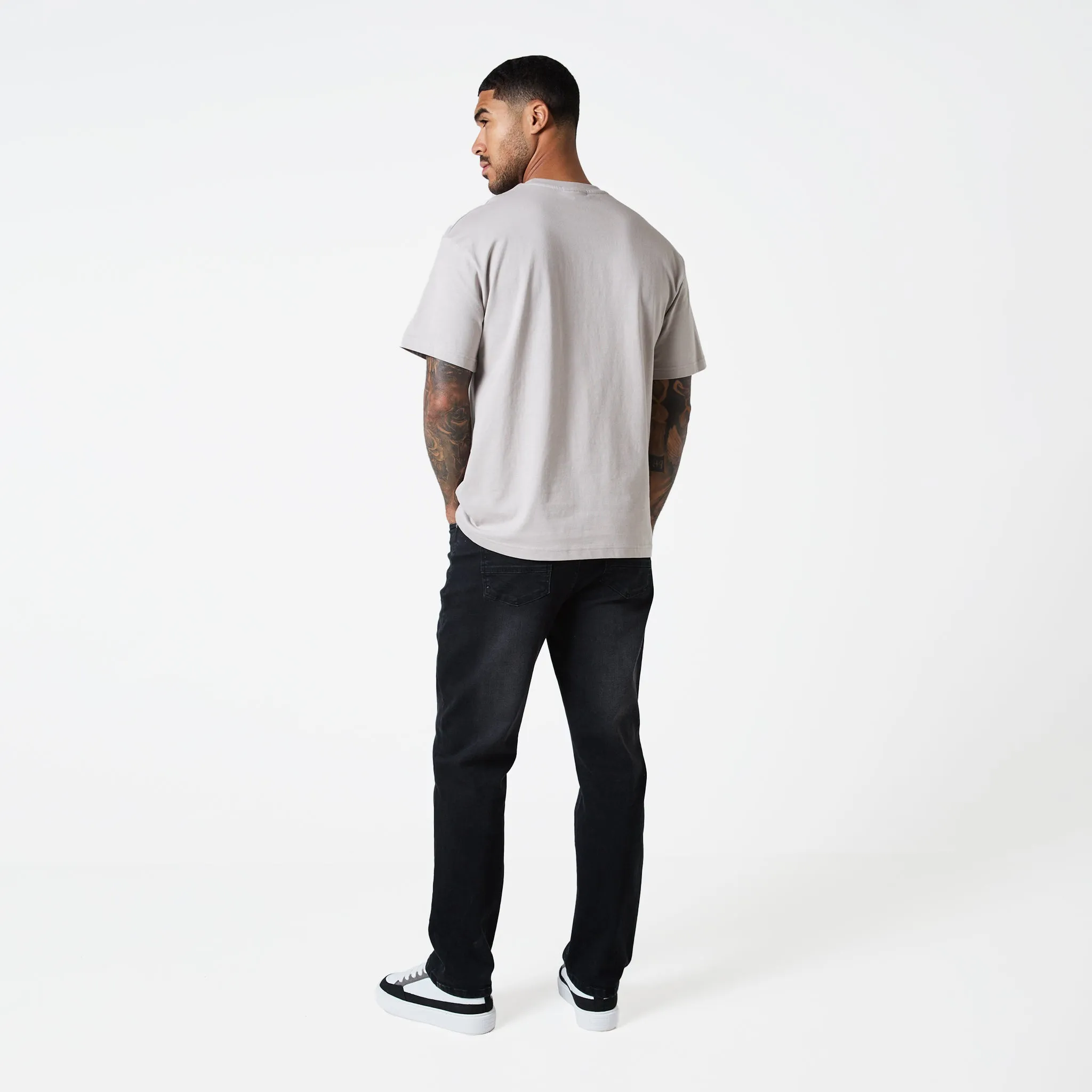 Relaxed Fit Studios T-Shirt | Stone