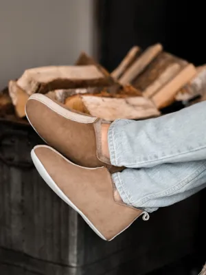 Sheepskin Slippers - Stone