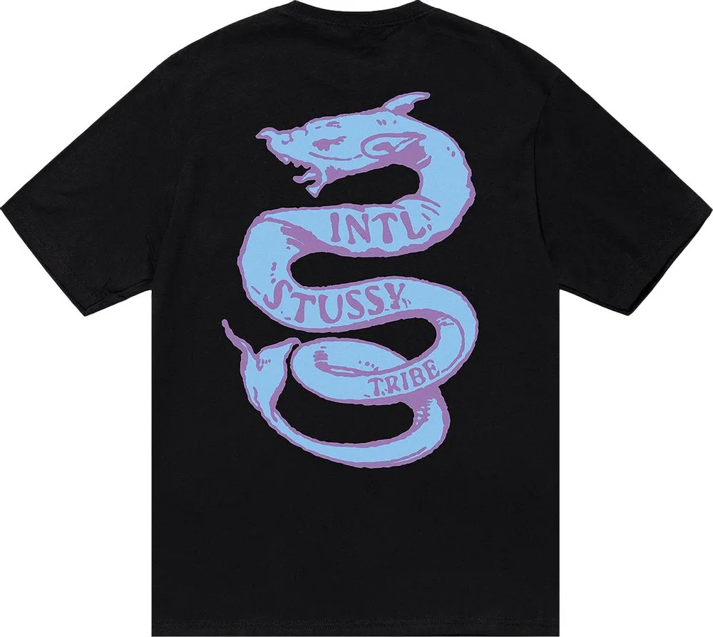 Stussy Serpent Tee Black