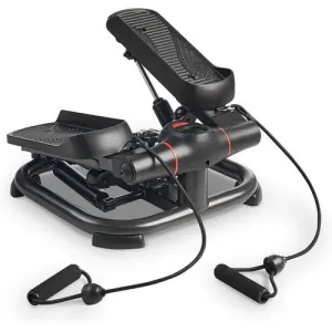 Sunny Health & Fitness 2-In-1 Premium Power Stepper w/ Resistance Bands, up to 330lbs