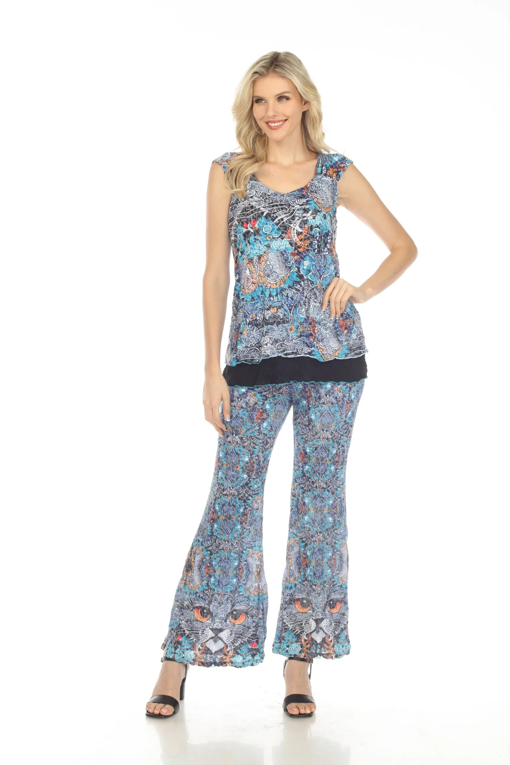 Tia Pant - Silk Cat