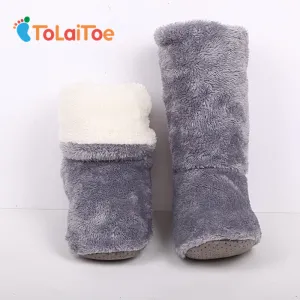 ToLaiToe Free Shipping Home Soft Plush Home Shoes Slippers Coral Fleece Indoor Floor Sock Indoor Slipper Winter Foot Warmer Bes