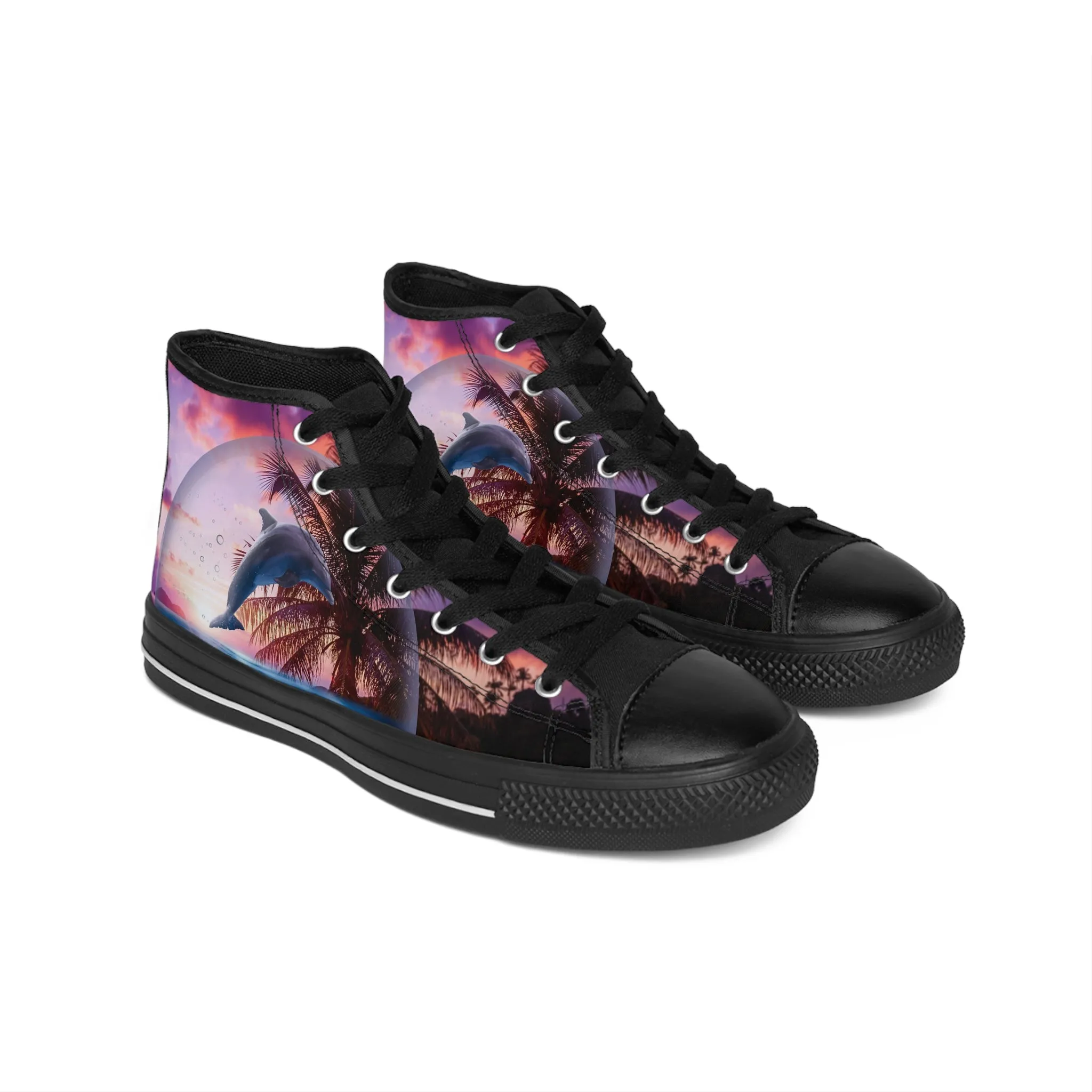 Tropical Dolphin Sneakers
