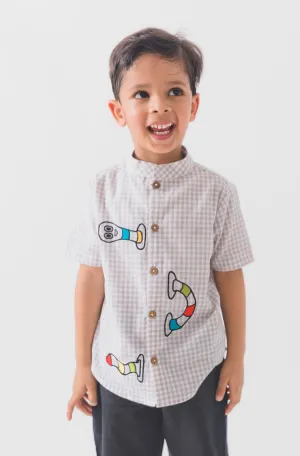 Wiggly Wonder Shirt - Grey