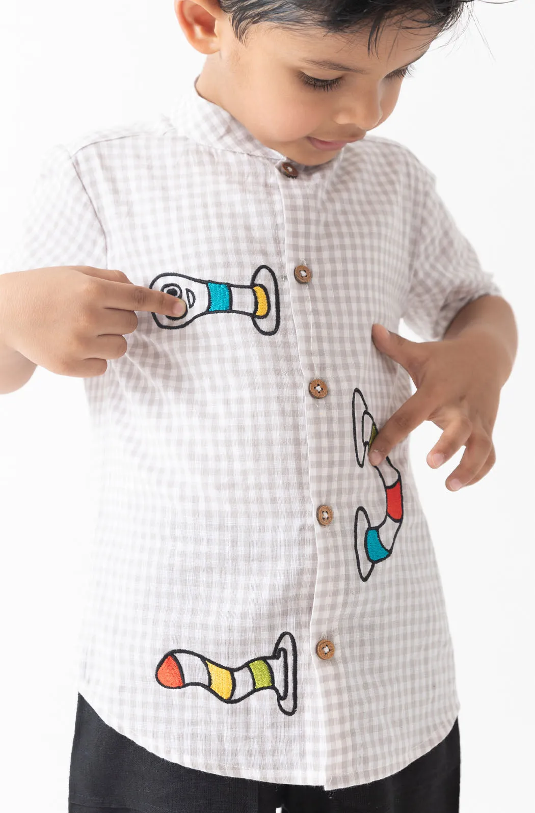 Wiggly Wonder Shirt - Grey