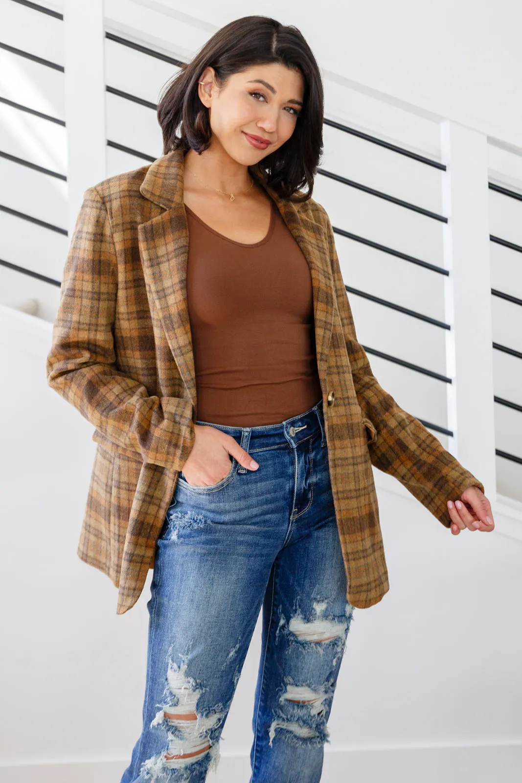 World Class Plaid Blazer (Online Exclusive)