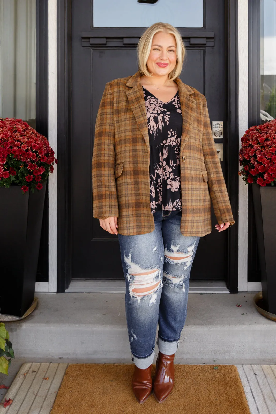 World Class Plaid Blazer (Online Exclusive)