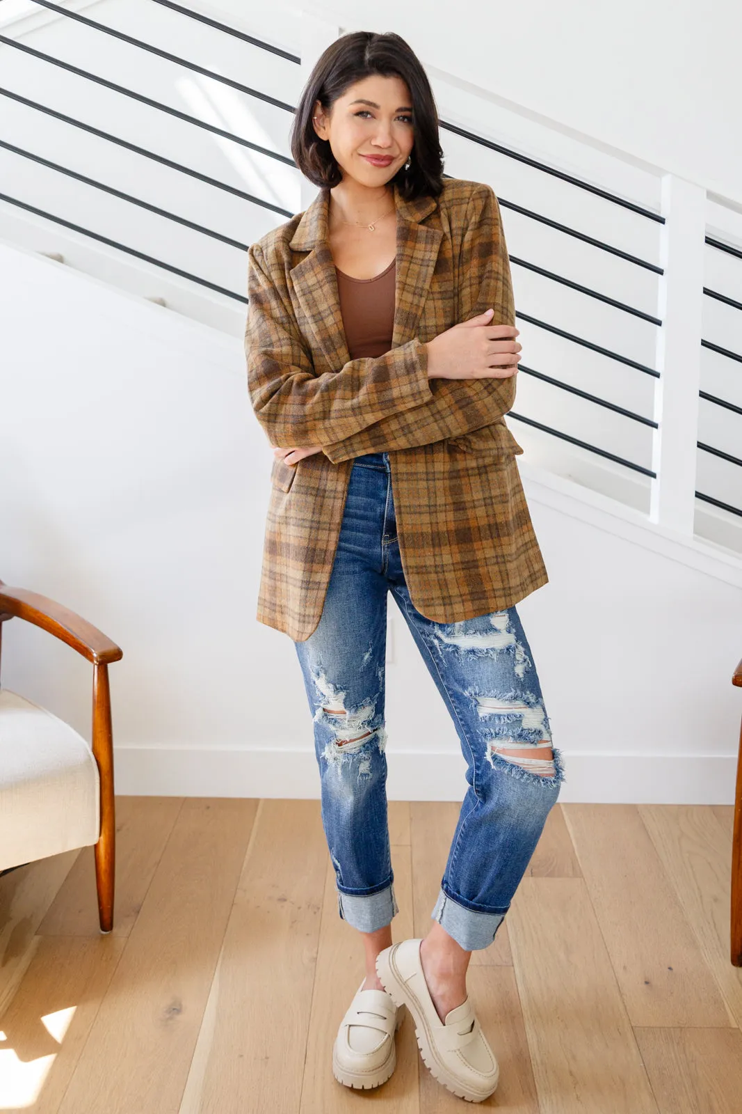 World Class Plaid Blazer (Online Exclusive)