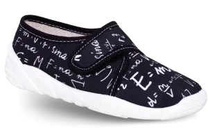 Zetpol Black Sneakers E = mc2 | KRZYŚ-BL